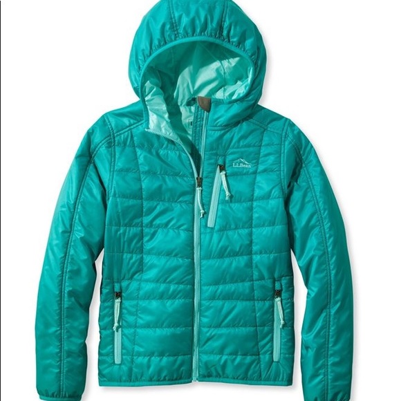 Euc Ll Bean Primaloft Packaway Hooded 
